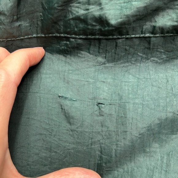 Vintage Reebok Green 90's 1/2 Zip Nylon Jacket Size XL - Picture 9 of 10